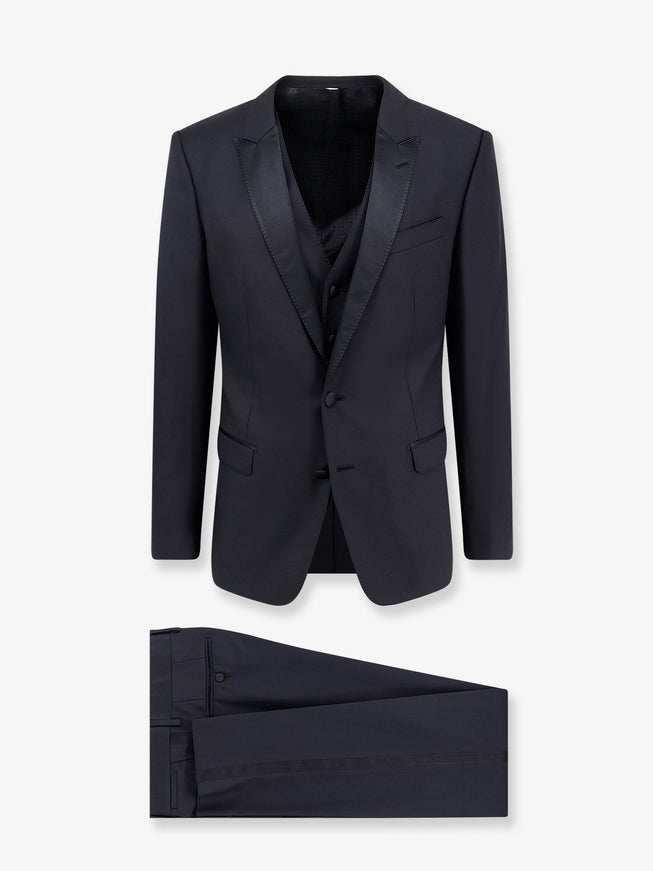 Dolce & Gabbana Martini Tuxedo With Vest 50 Nero