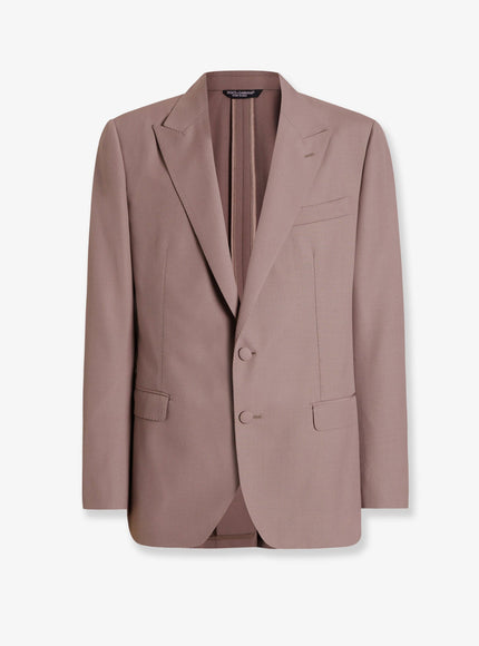 Dolce & Gabbana Taormina Virgin Wool Blazer Marrone 7