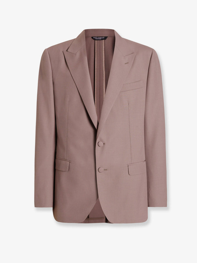 Dolce & Gabbana Taormina Virgin Wool Blazer Marrone 7