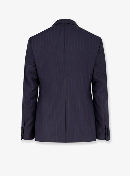 Dolce & Gabbana Sicilia Virgin Wool Blazer With Pinstripe Motif