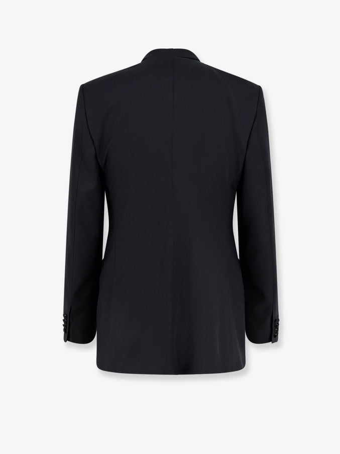 Dolce & Gabbana Double-Breasted Virgin Wool Blazer