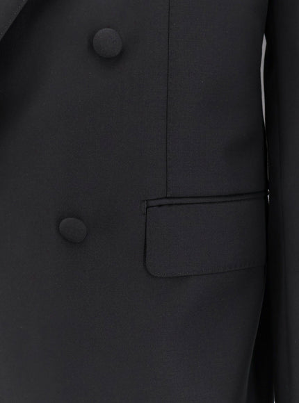 Dolce & Gabbana Double-Breasted Virgin Wool Blazer