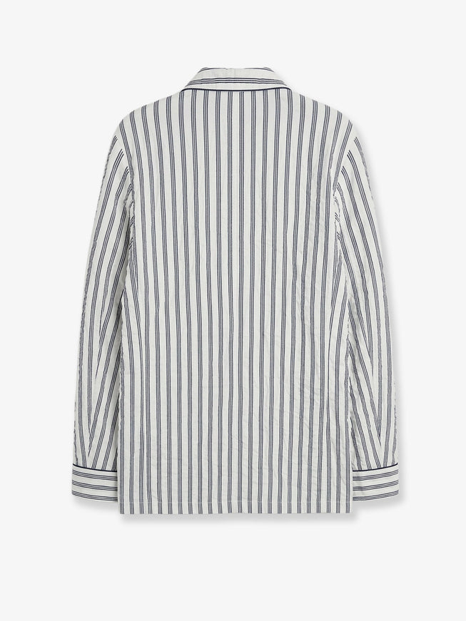 Dolce & Gabbana Vanity Froissé Fabric Dressing Gown Shirt