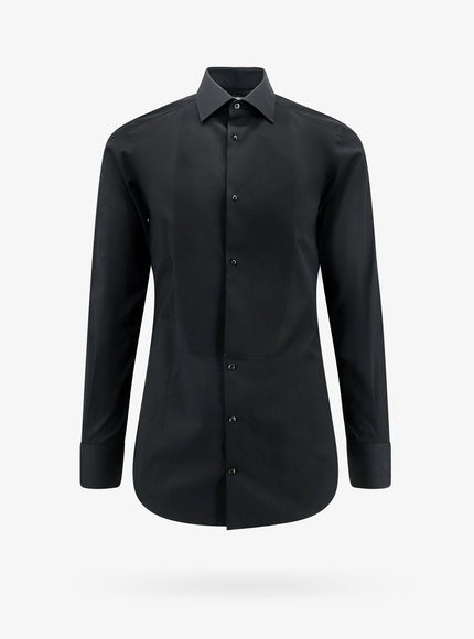 Dolce & Gabbana Gold Cotton Shirt Nero