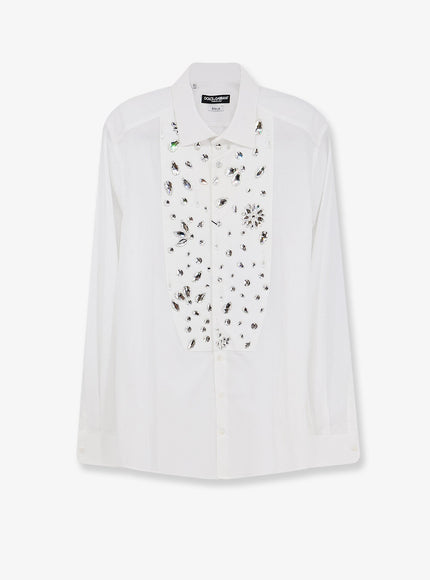 Dolce & Gabbana Cotton Shirt 42 Bianco