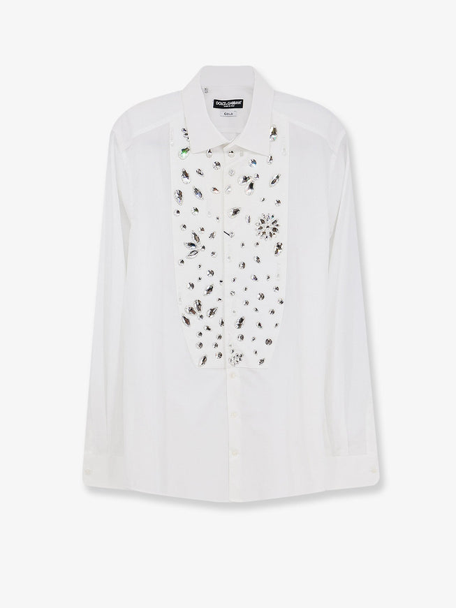 Dolce & Gabbana Cotton Shirt 42 Bianco