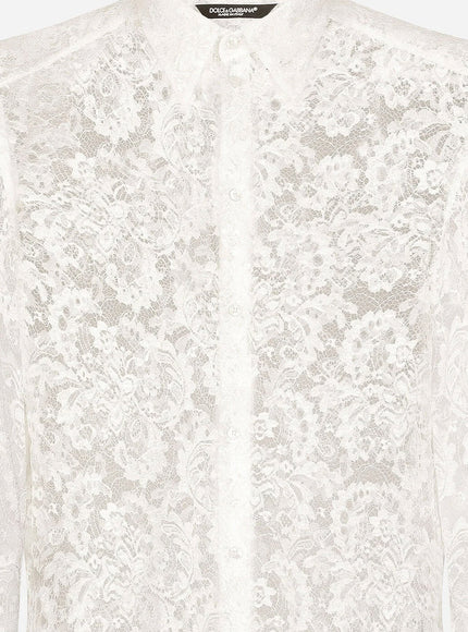 Dolce & Gabbana Martini Lace Shirt