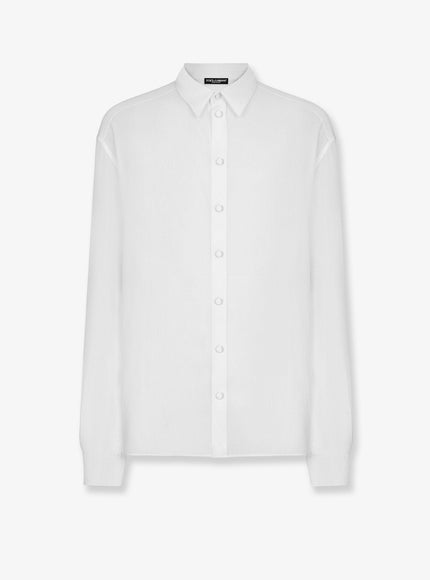 Dolce & Gabbana Silk Shirt Bianco