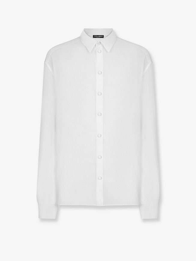 Dolce & Gabbana Silk Shirt Bianco