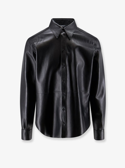 Dolce & Gabbana Leather Shirt/Jacket Nero