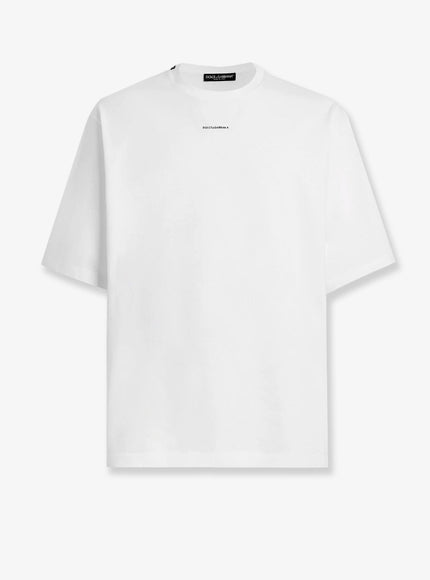 Dolce & Gabbana Oversized Cotton T-Shirt Bianco