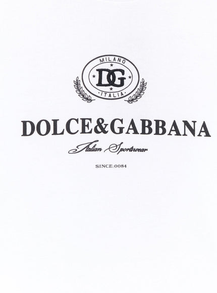 Dolce & Gabbana Cotton Sweatshirt With Logo Print On The Front