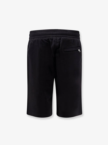 Dolce & Gabbana Cotton Bermuda Shorts With Heraldic Logo Patch