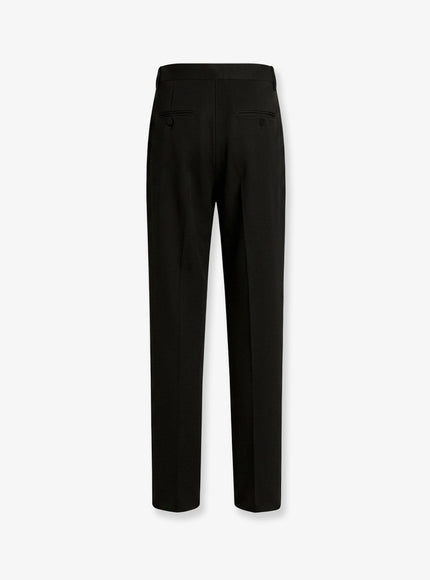 Dolce & Gabbana Virgin Wool Trousers With Frontal Pinces