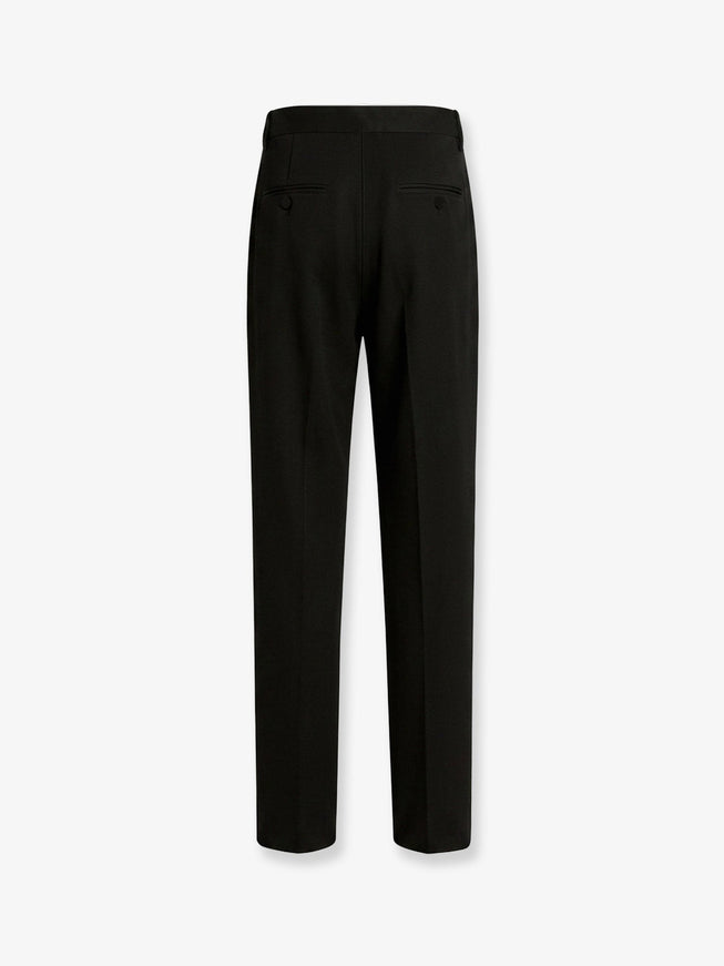 Dolce & Gabbana Virgin Wool Trousers With Frontal Pinces