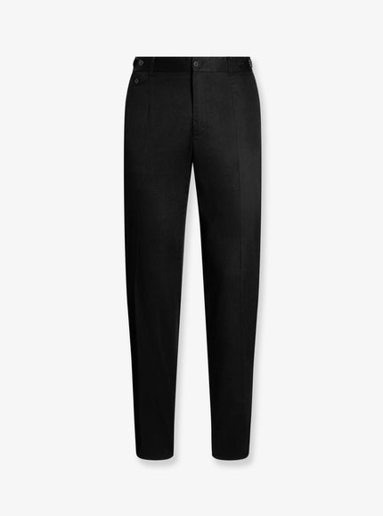 Dolce & Gabbana Cotton Gabardine Trousers 50 Nero