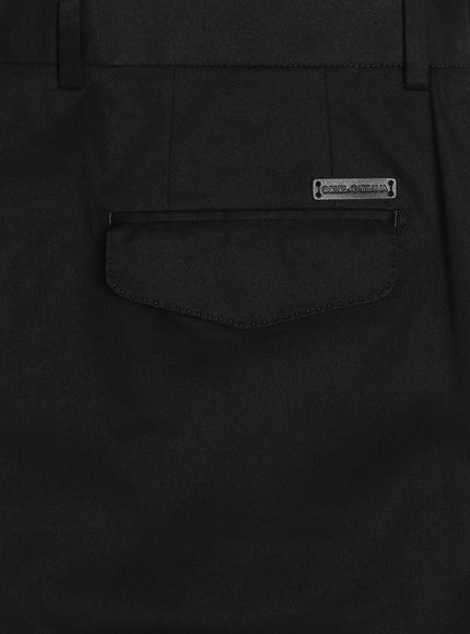 Dolce & Gabbana Cotton Gabardine Trousers