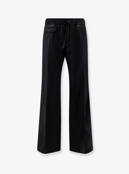 Dolce & Gabbana Virgin Wool Trousers 48 Nero