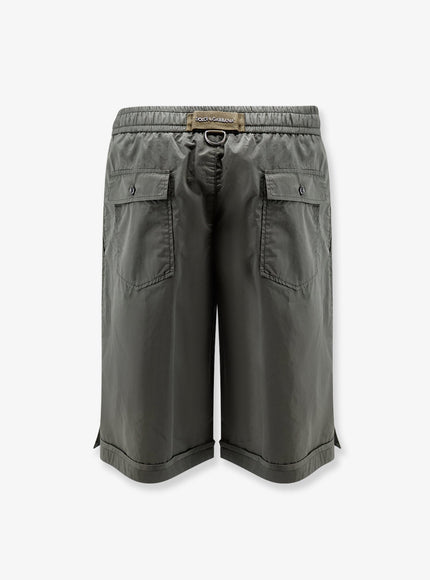 Dolce & Gabbana Cotton Shorts With Logo Detail