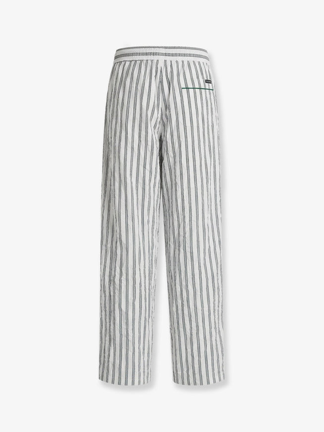 Dolce & Gabbana Vanity Pajamas Froissé Fabric Trousers