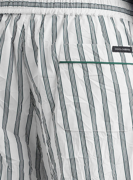 Dolce & Gabbana Vanity Pajamas Froissé Fabric Trousers