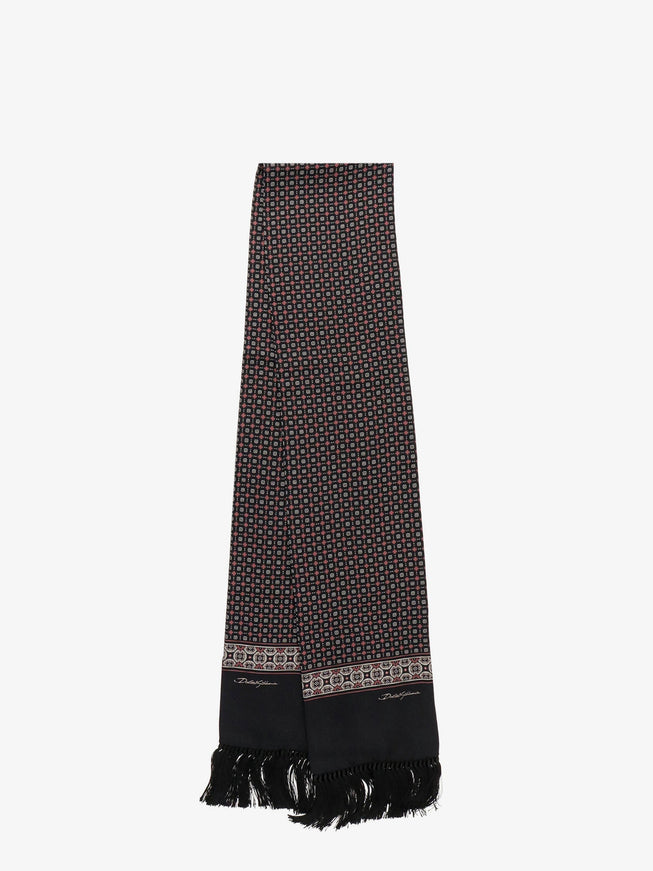 Dolce & Gabbana Silk Scarf Uni Nero