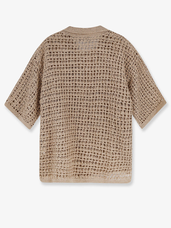 Dolce & Gabbana Perforated Linen Sweater