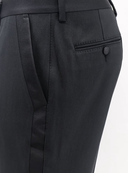 Dolce & Gabbana Cotton, Viscose And Silk Blend Trousers