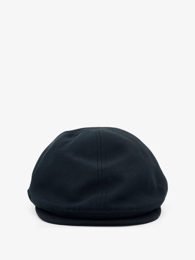 Dolce & Gabbana Linen And Cotton Flat Cap 59 Nero