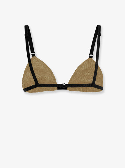 Dolce & Gabbana Lurex Bra With Rhinestones