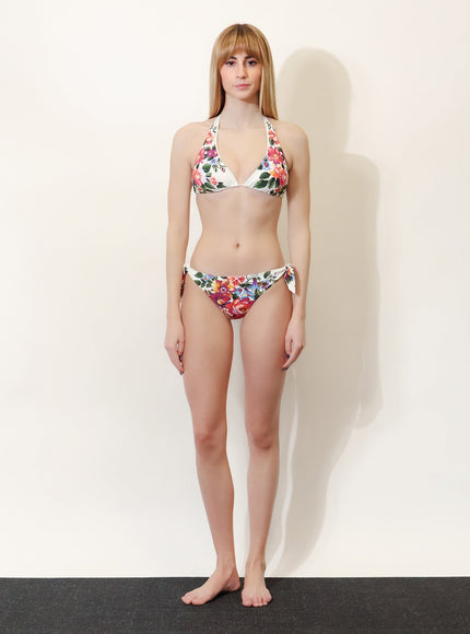 Dolce & Gabbana Nylon Bikini With Floral Print