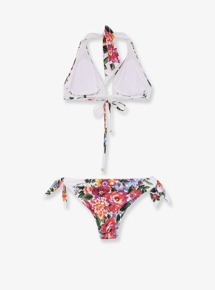 Dolce & Gabbana Nylon Bikini With Floral Print
