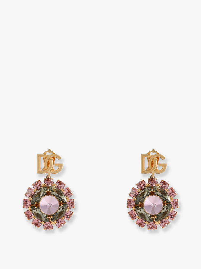 Dolce & Gabbana Multicolored Brass Earrings Uni Multicolor