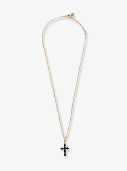 Dolce & Gabbana Brass Necklace With Cross Pendant Uni Oro