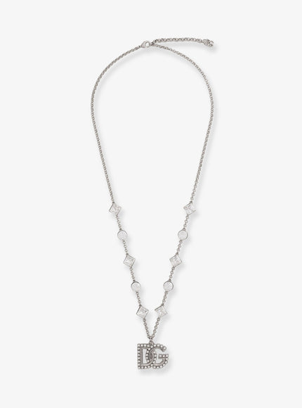 Dolce & Gabbana Brass Necklace Uni Argento