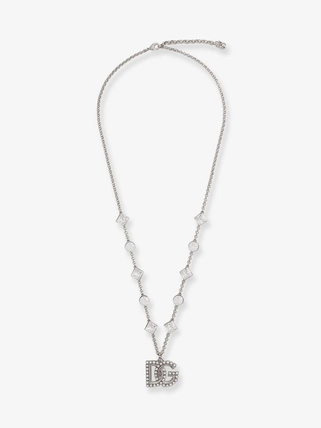 Dolce & Gabbana Brass Necklace Uni Argento