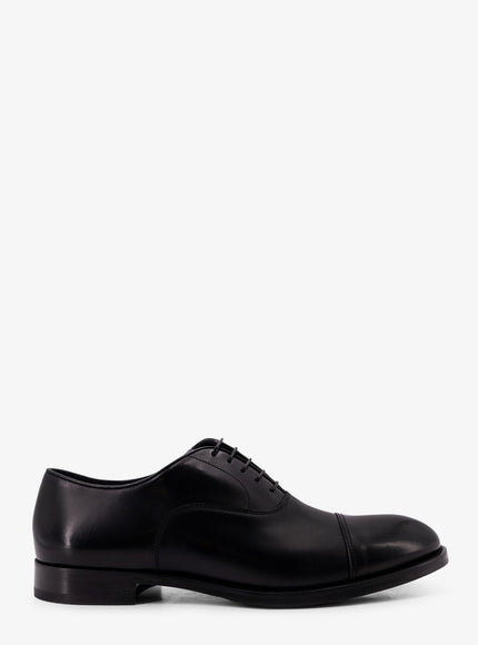Doucal's Leather Lace Up Nero