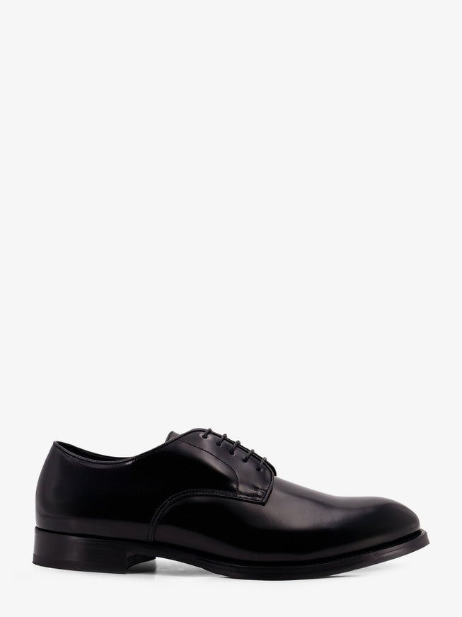 Doucal's Leather Lace-Up Nero