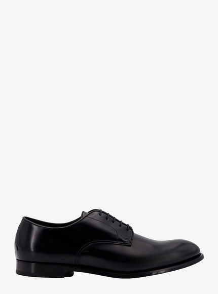Doucal's Patent Leather Lace-Up Shoe 41 Nero