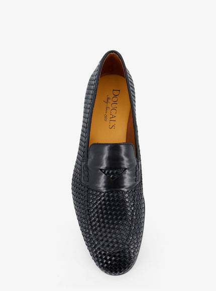 Doucal's Braidy Leather Loafers