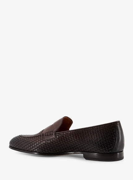 Doucal's Braidy Leather Loafers