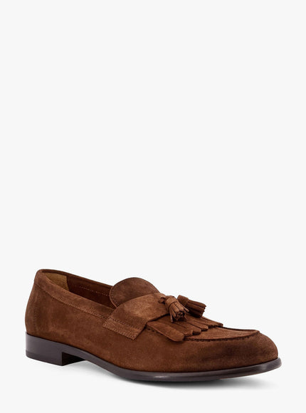 Doucal's Suede Loafers With Tassels