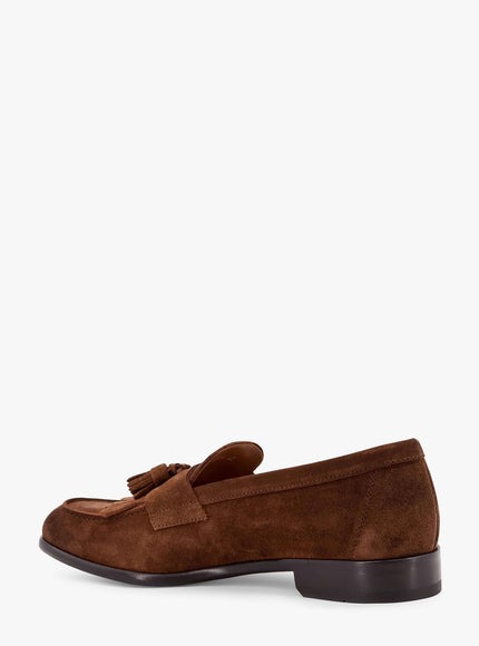 Doucal's Suede Loafers With Tassels
