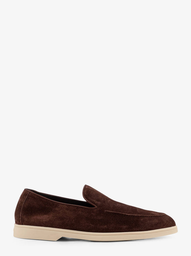 Doucal's Reverse Suede Loafers Fondente