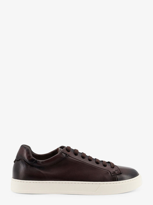 Doucal's Morgan Leather Sneakers Testa Di Moro