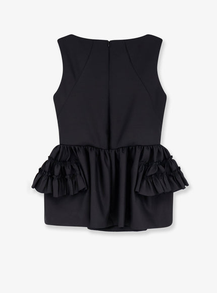 Dries Van Noten Casey Wool And Silk Top