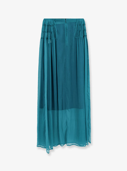 Dries Van Noten Scarlett Silk Skirt