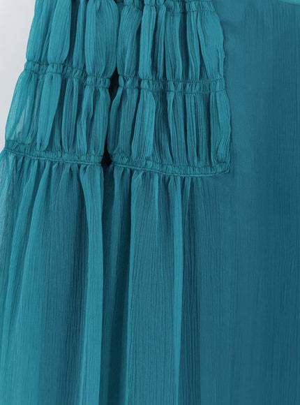 Dries Van Noten Scarlett Silk Skirt