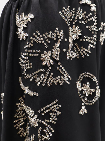 Dries Van Noten Samila Skirt With Rhinestones