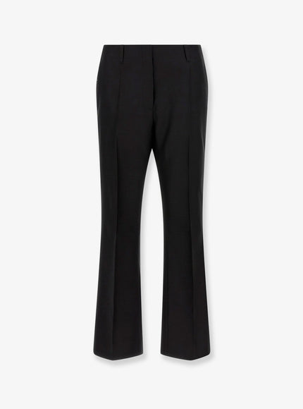 Dries Van Noten Paloma Wool And Silk Trousers Black